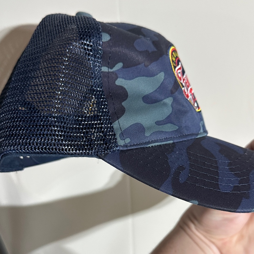 Indiana Fever Navy Camo Mesh Trucker Hat - Picture 6 of 6